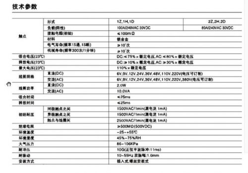 直流繼電器
